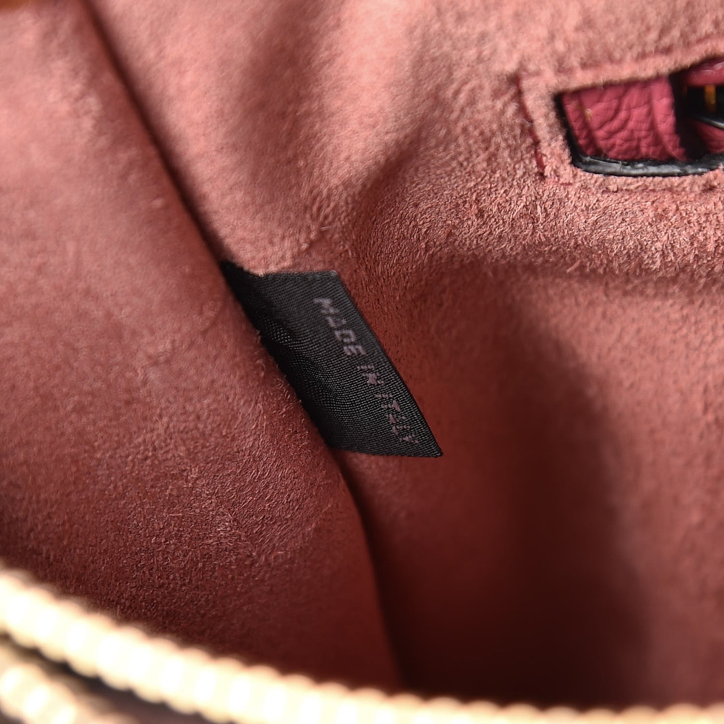 Goatskin Madras Tote Peonia