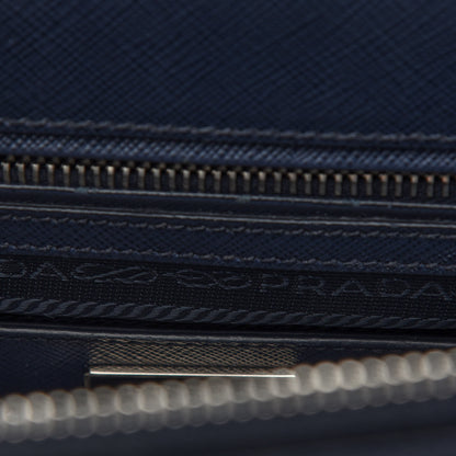 Prada Saffiano Lux Large Galleria Double Zip Tote Baltico 11 of 11