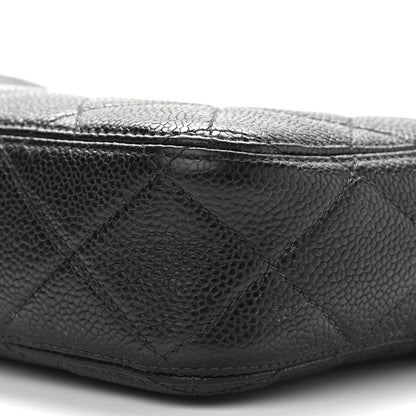Chanel Caviar Quilted CC Camera Shoulder Bag Black 10 of 15