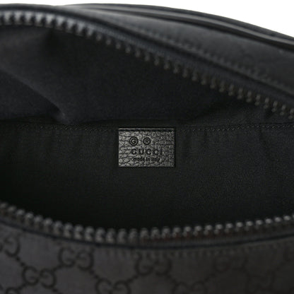 Gucci Nylon Monogram Fanny Pack Belt Bag Black 5 of 9