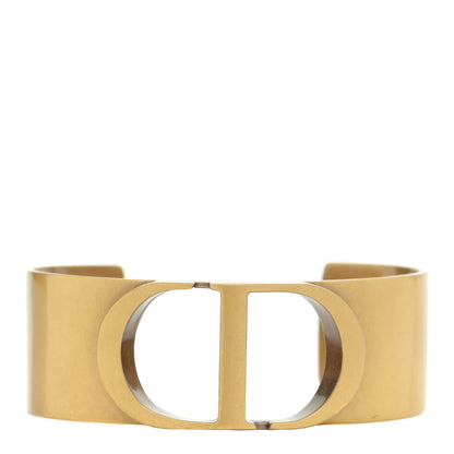 Christian Dior Metal 30 Montaigne Cuff Bracelet Gold 1 of 5