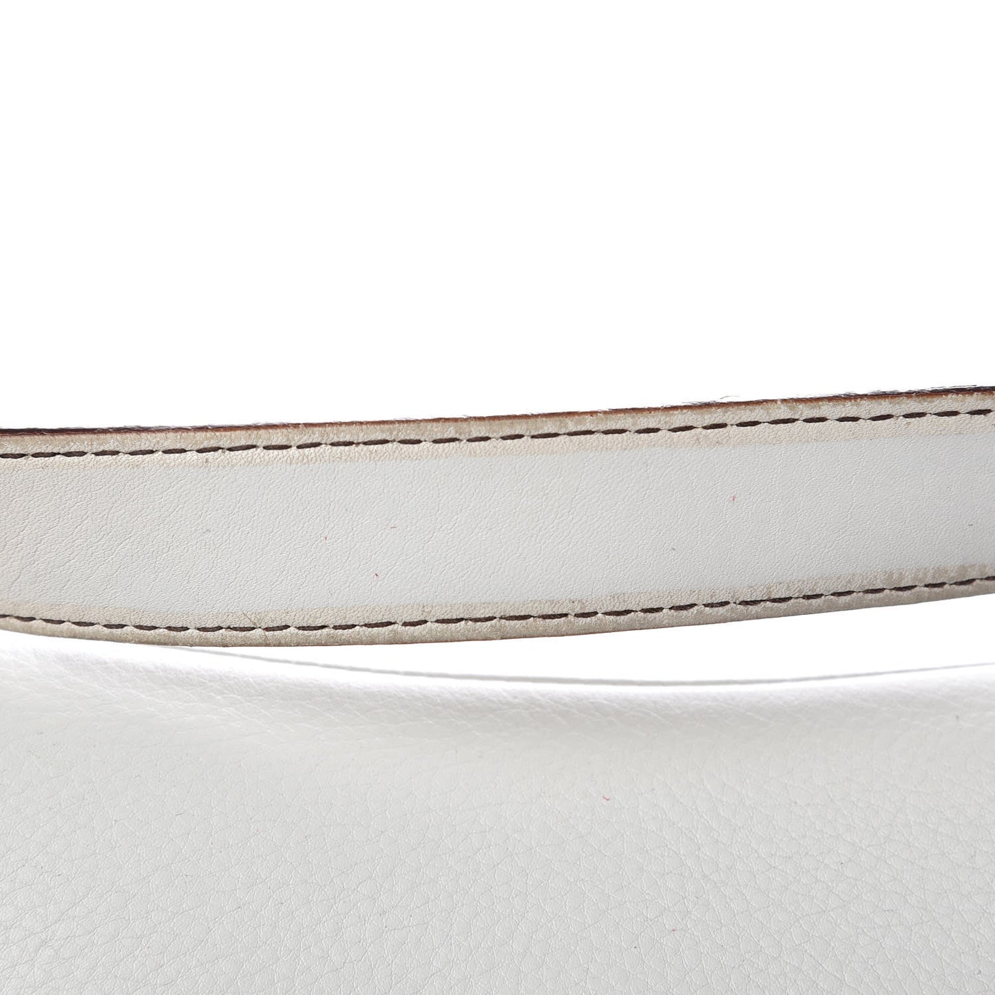 Calfskin Saddle Bag White