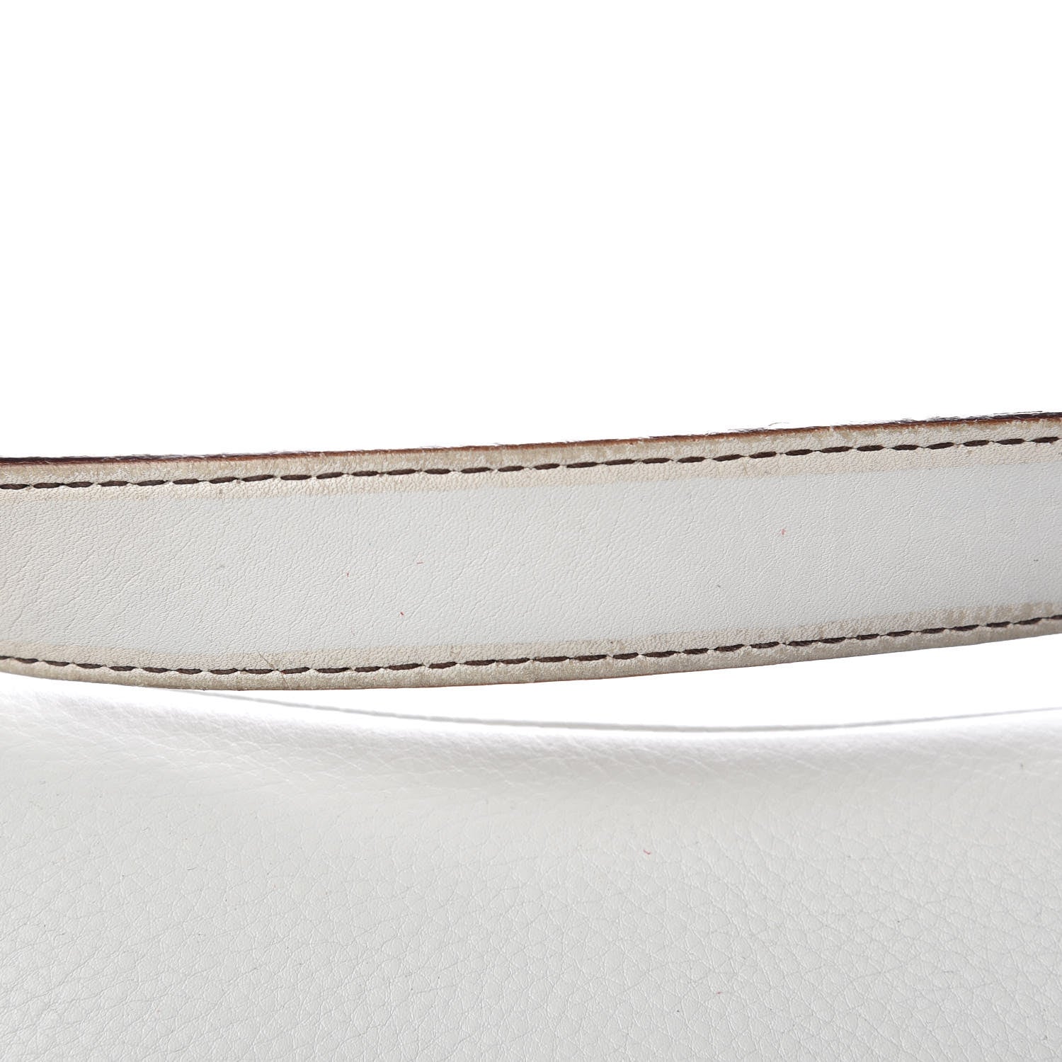 Christian Dior Calfskin Saddle Bag White 10 of 16
