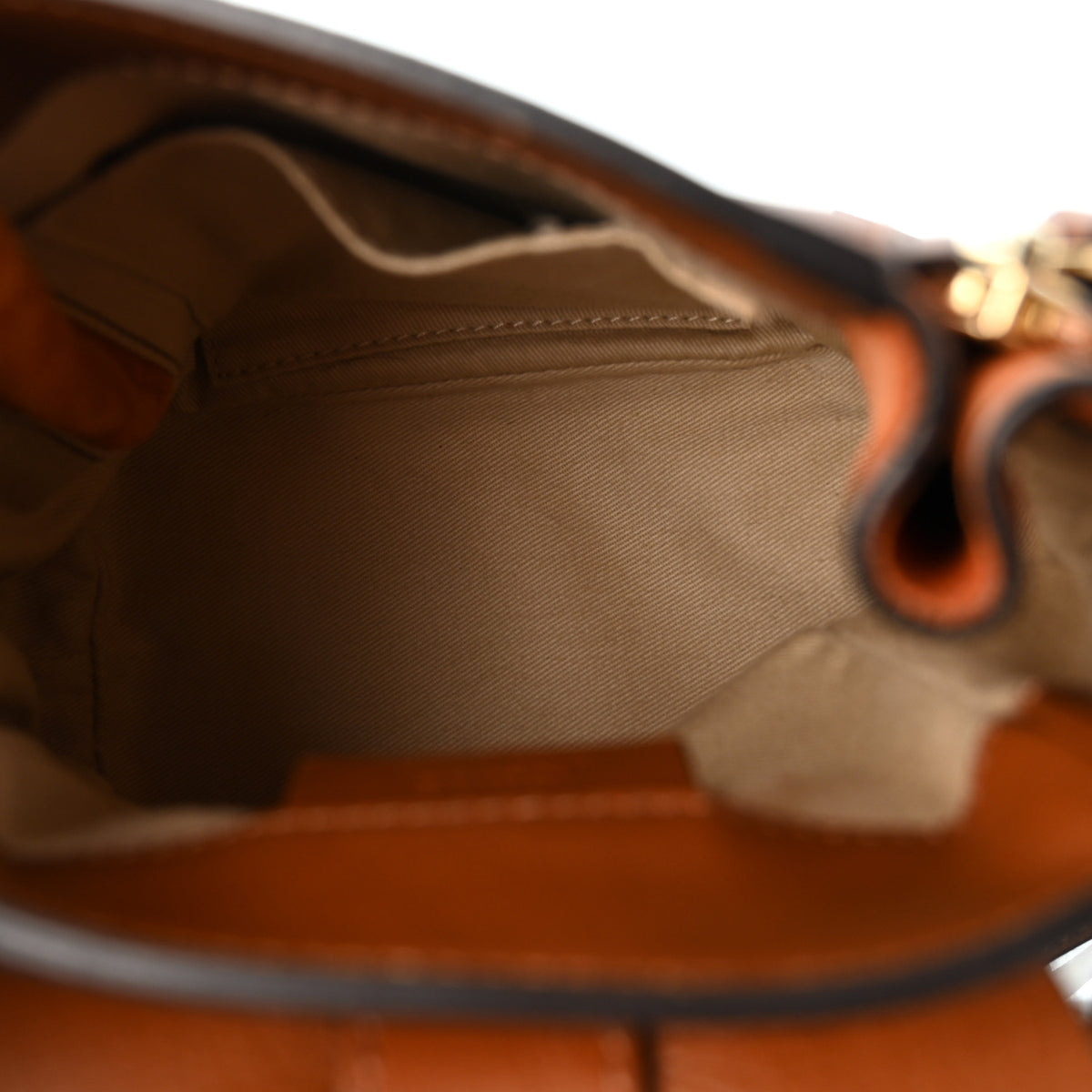 Chloe Suede Calfskin Mini Faye Backpack Tan 5 of 11