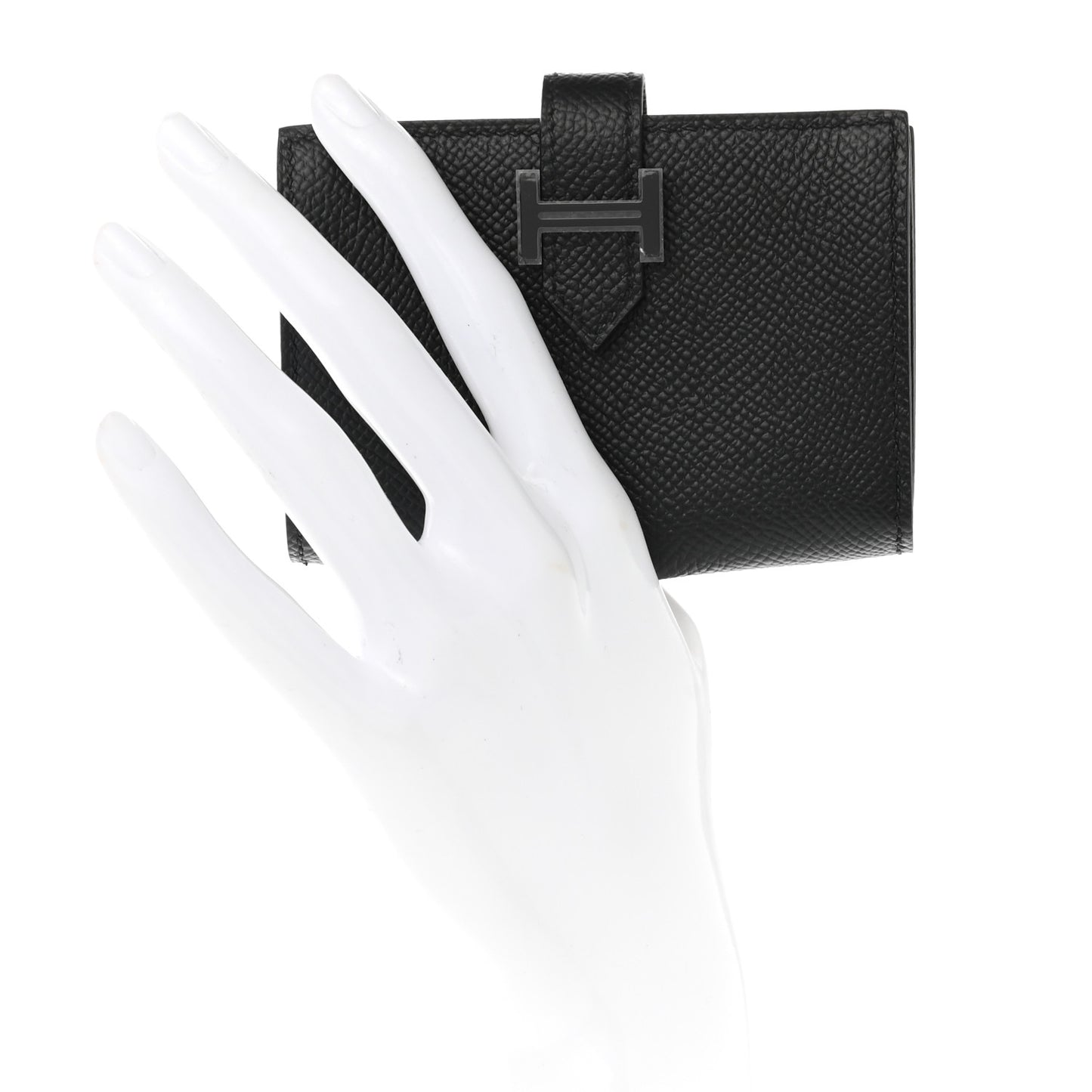 Epsom Monochrome Bearn Card Holder Wallet Black