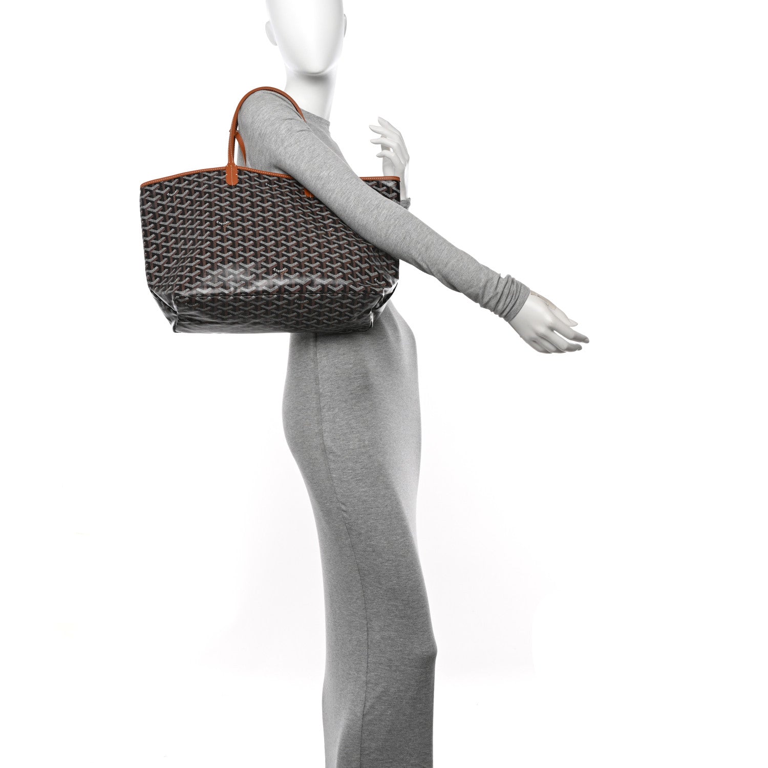 Goyard Goyardine Saint Louis PM Black Gold 2 of 11