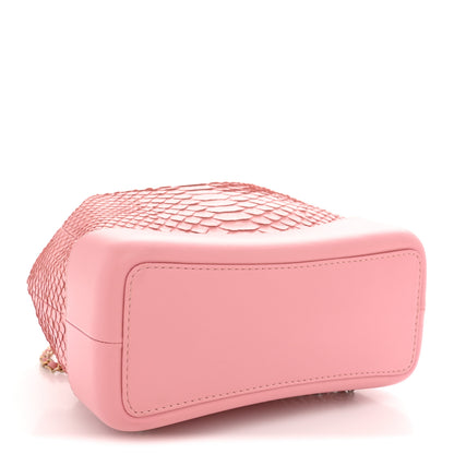 Chanel Snakeskin Small Gabrielle Backpack Light Pink 3 of 11
