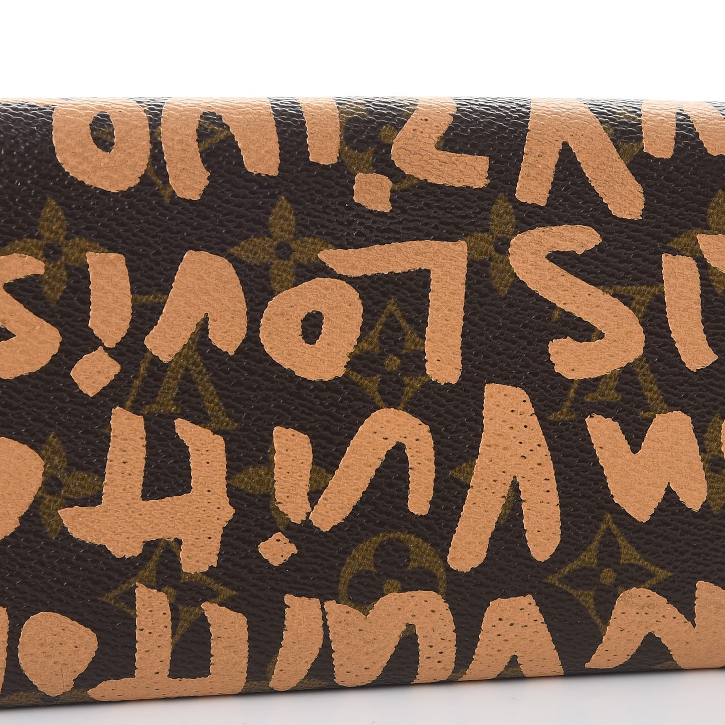 Monogram Graffiti Porte-Monnaie Wallet Peach