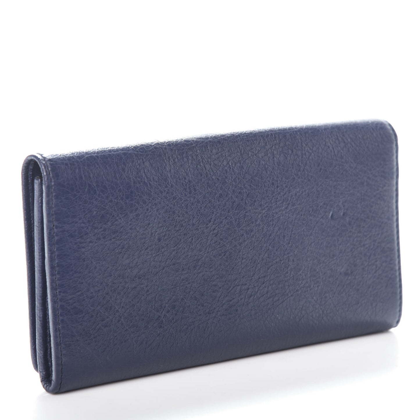 Agneau Giant 12 Gold Hardware Money Wallet Gris Chartreux