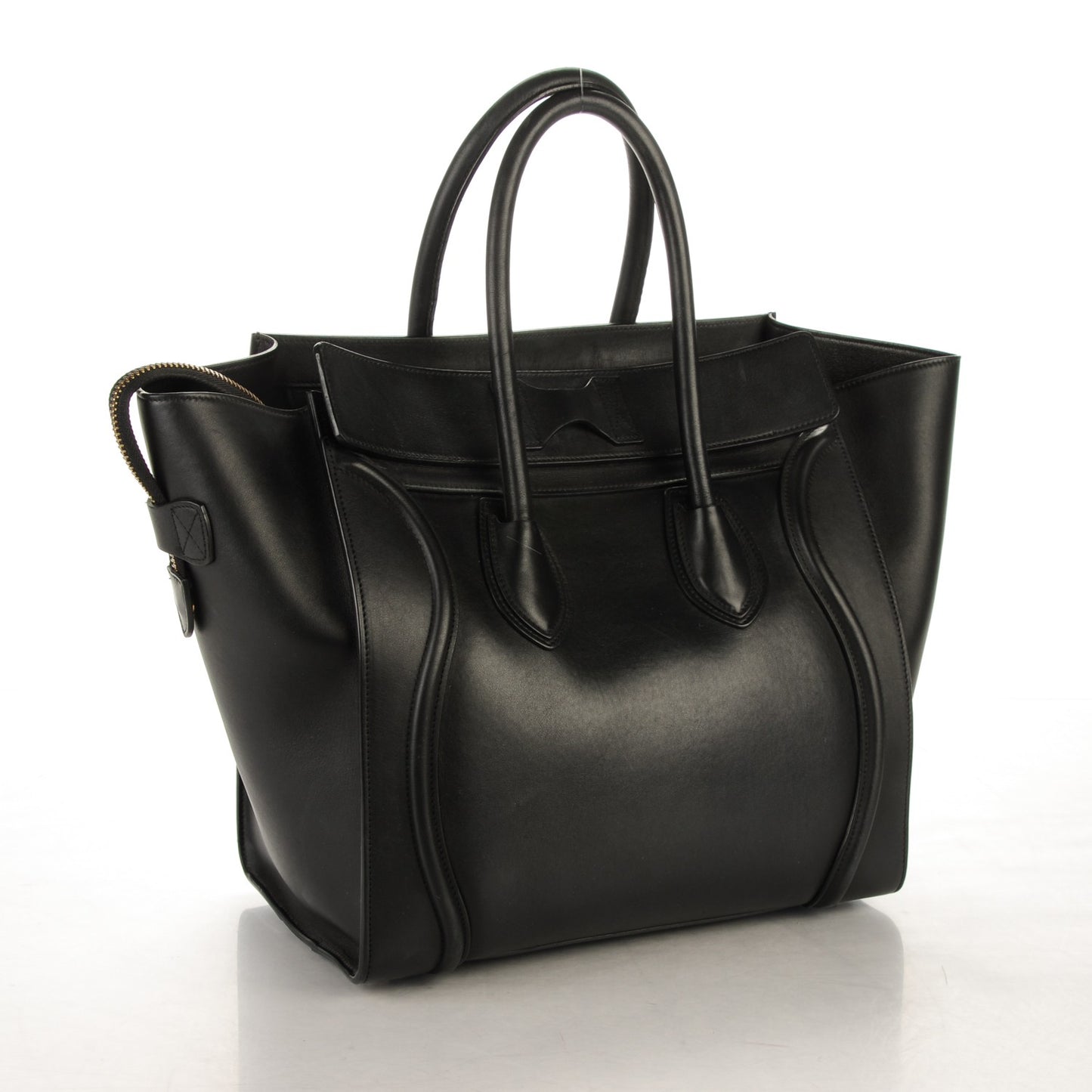 Smooth Calfskin Mini Luggage Black