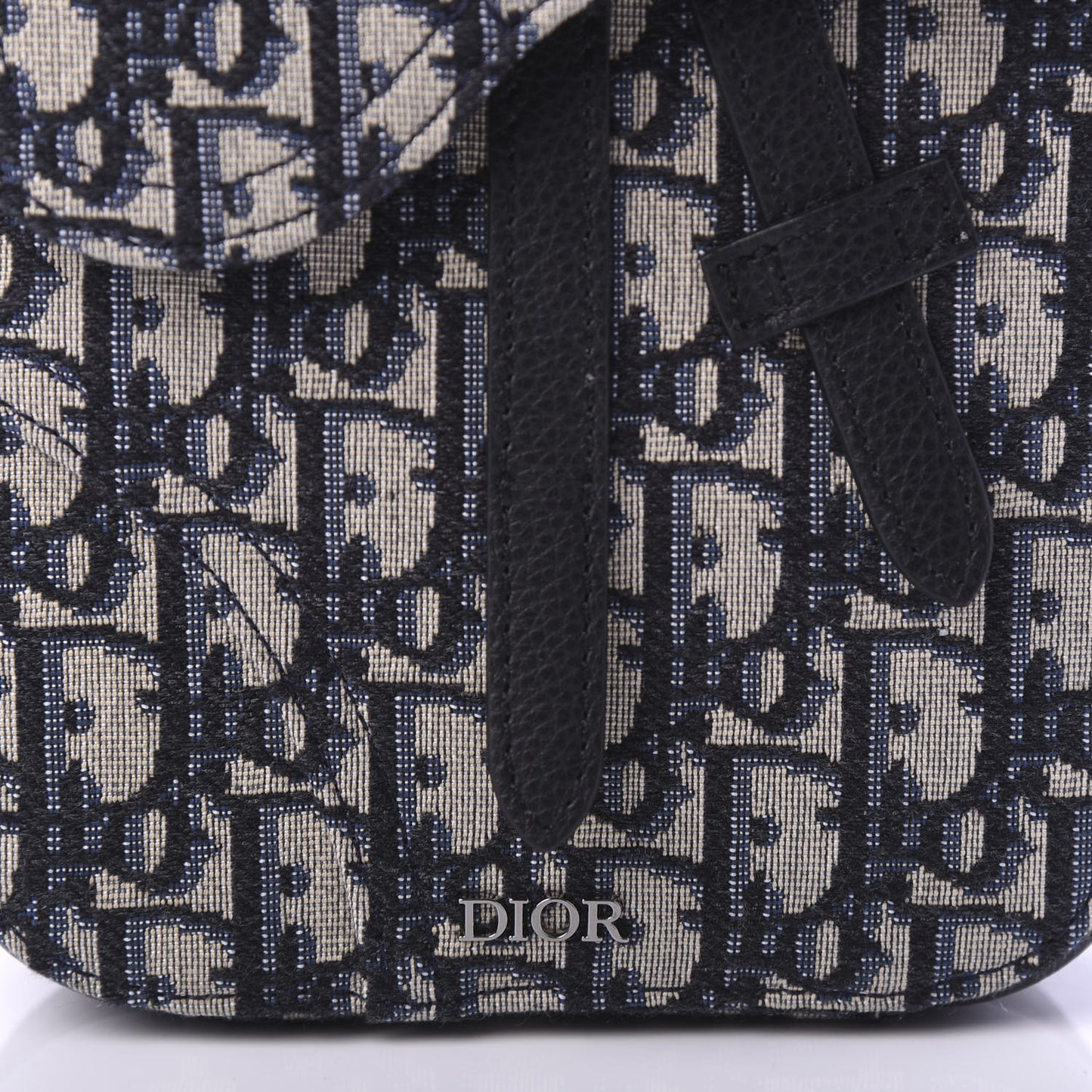 Oblique Saddle Pouch Blue