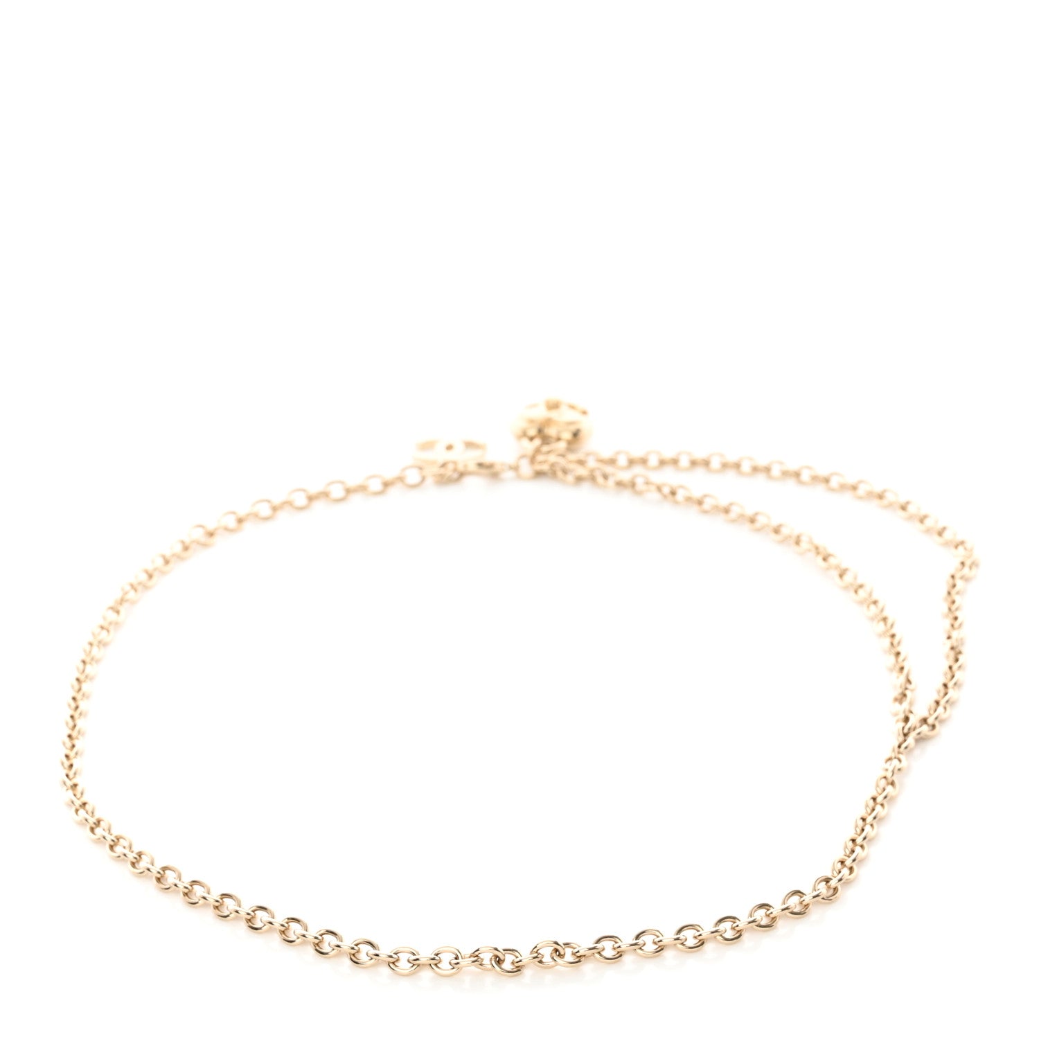 Chanel Metal Chain CC Heart Turnlock Belt Gold 2 of 4