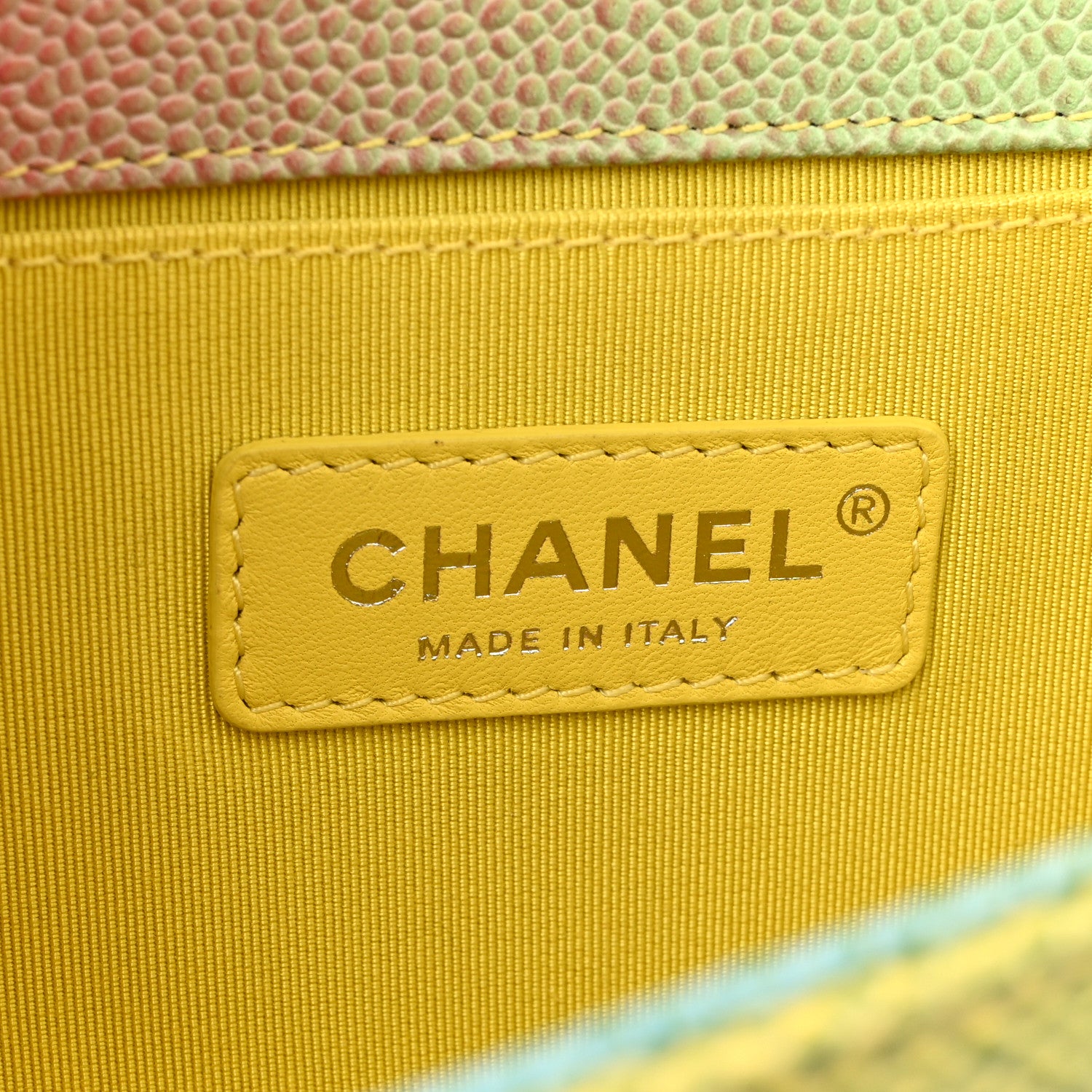 Chanel Caviar Quilted Medium Cuba Rainbow Boy Flap Multicolor 6 of 10