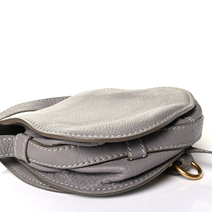 Chloe Calfskin Mini Marcie Round Crossbody Bag Cashmere Grey 5 of 6