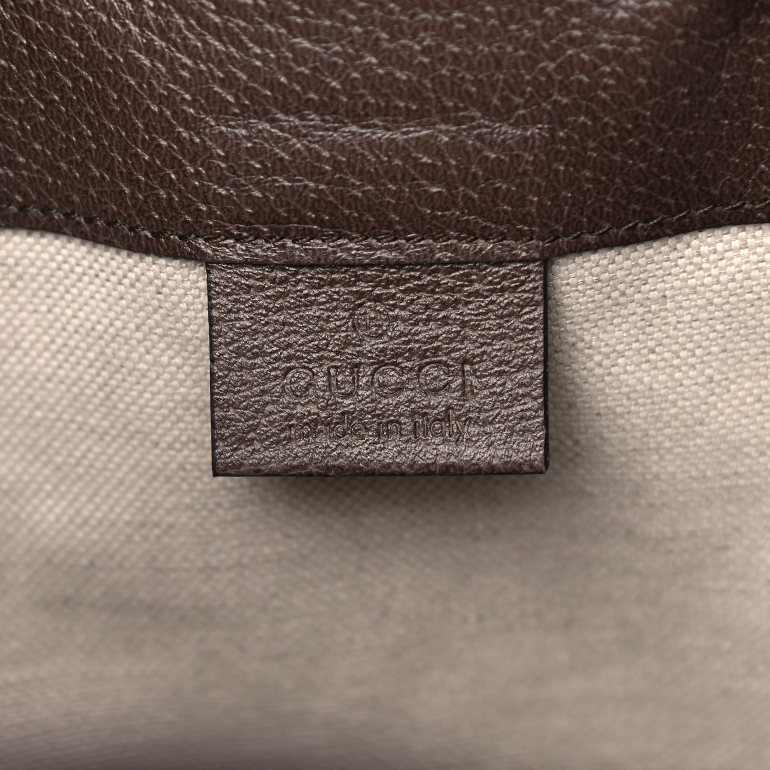 Gucci GG Supreme Monogram Web Ophidia Bucket Bag Brown 10 of 10