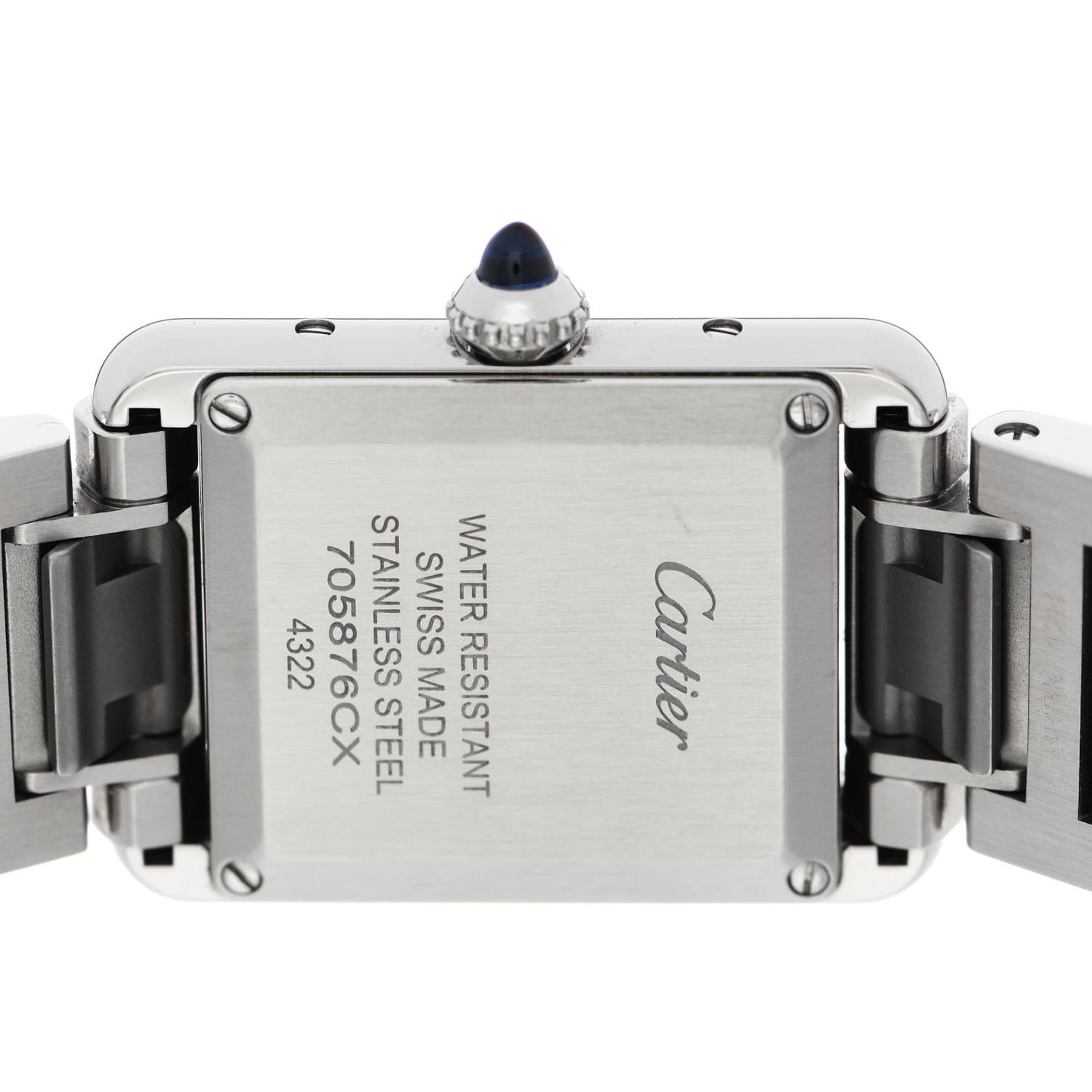 Stainless Steel 22mm Tank Must Quartz Watch