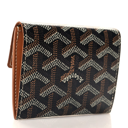 Goyard Goyardine Marigny Coin Purse Wallet Black Gold 3 of 7