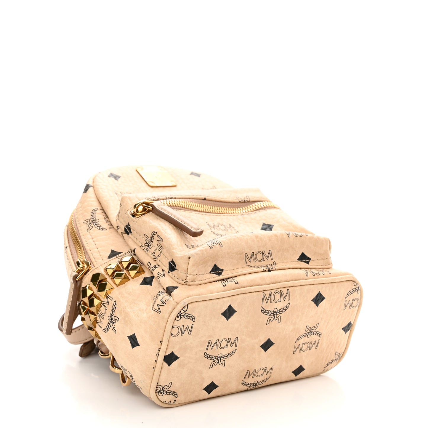 Visetos Side Stud X-Mini Stark Bebe Boo Backpack Beige