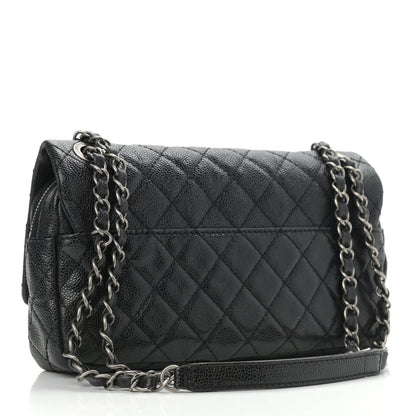Chanel Caviar Quilted Jumbo Easy Flap Black 2 of 9