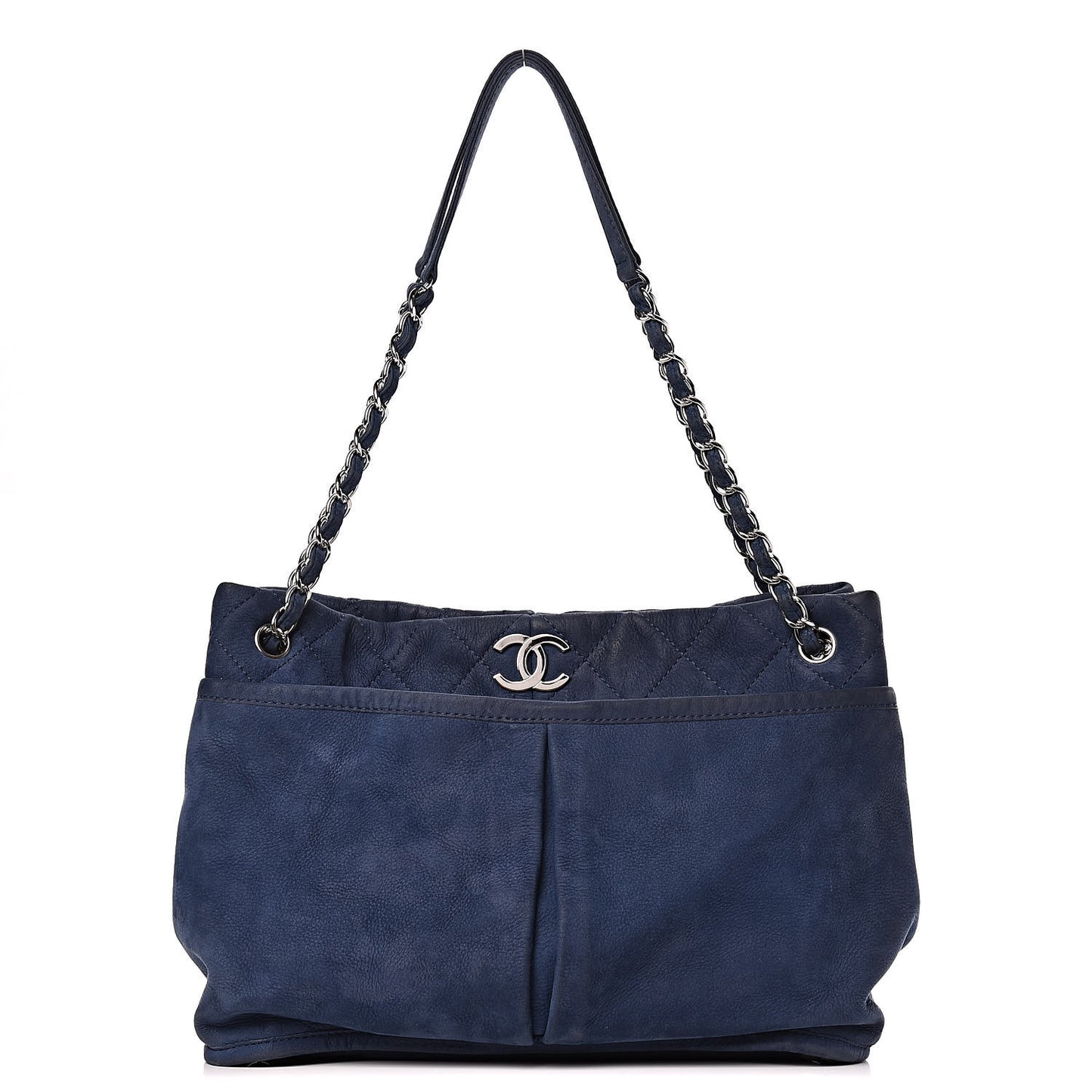 Ultra Soft Suede Natural Beauty Tote Blue