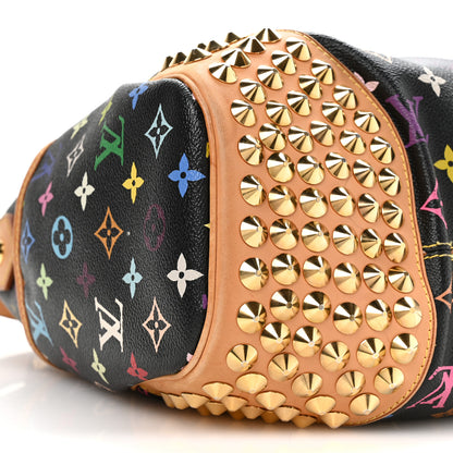 Louis Vuitton Monogram Multicolor Chrissie Black 9 of 10