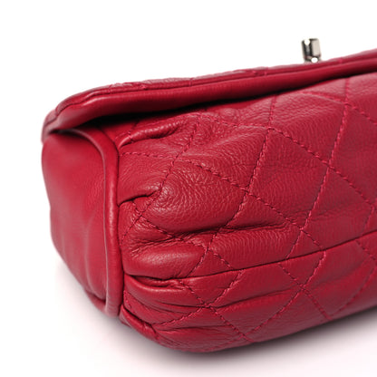 Chanel Calfskin Quilted CC Curvy Flap Red 9 of 13