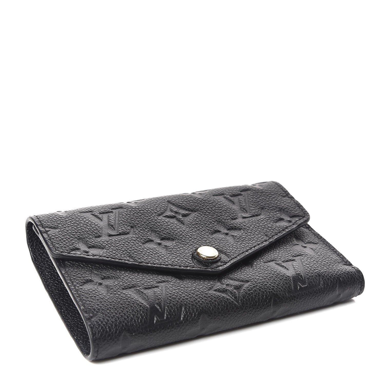 Louis Vuitton Empreinte Compact Curieuse Wallet Black 4 of 10