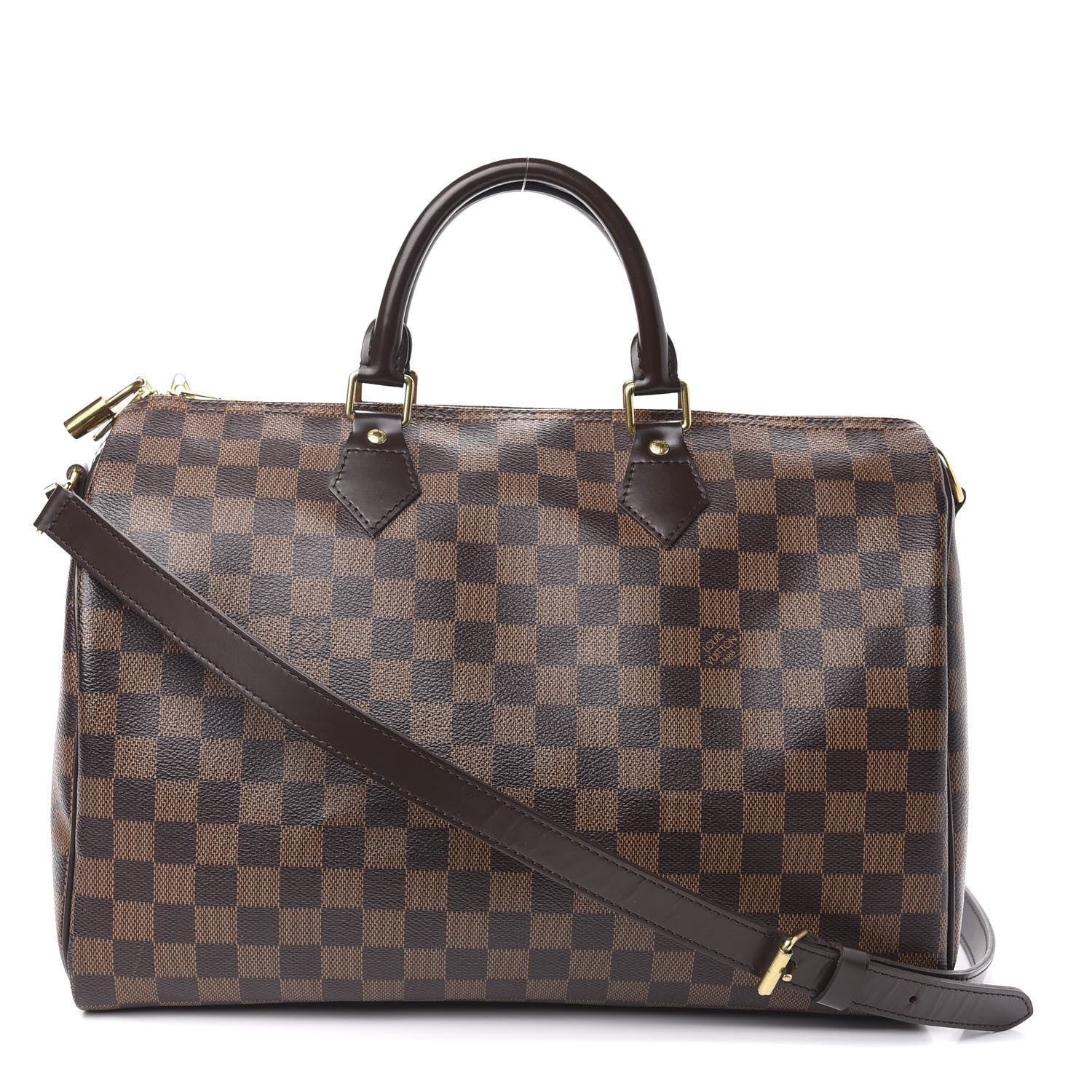 Louis Vuitton Damier Ebene Speedy Bandouliere 35 1 of 11