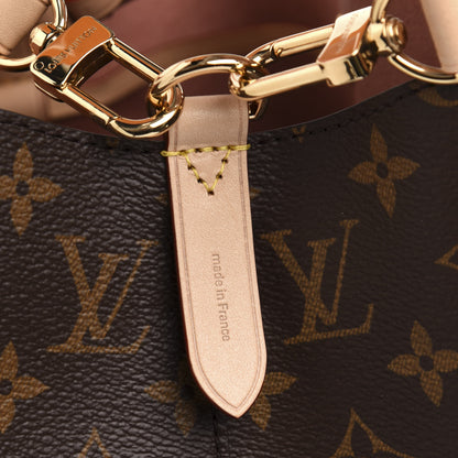 Louis Vuitton Monogram Braided Neonoe MM Peach Cream 11 of 11
