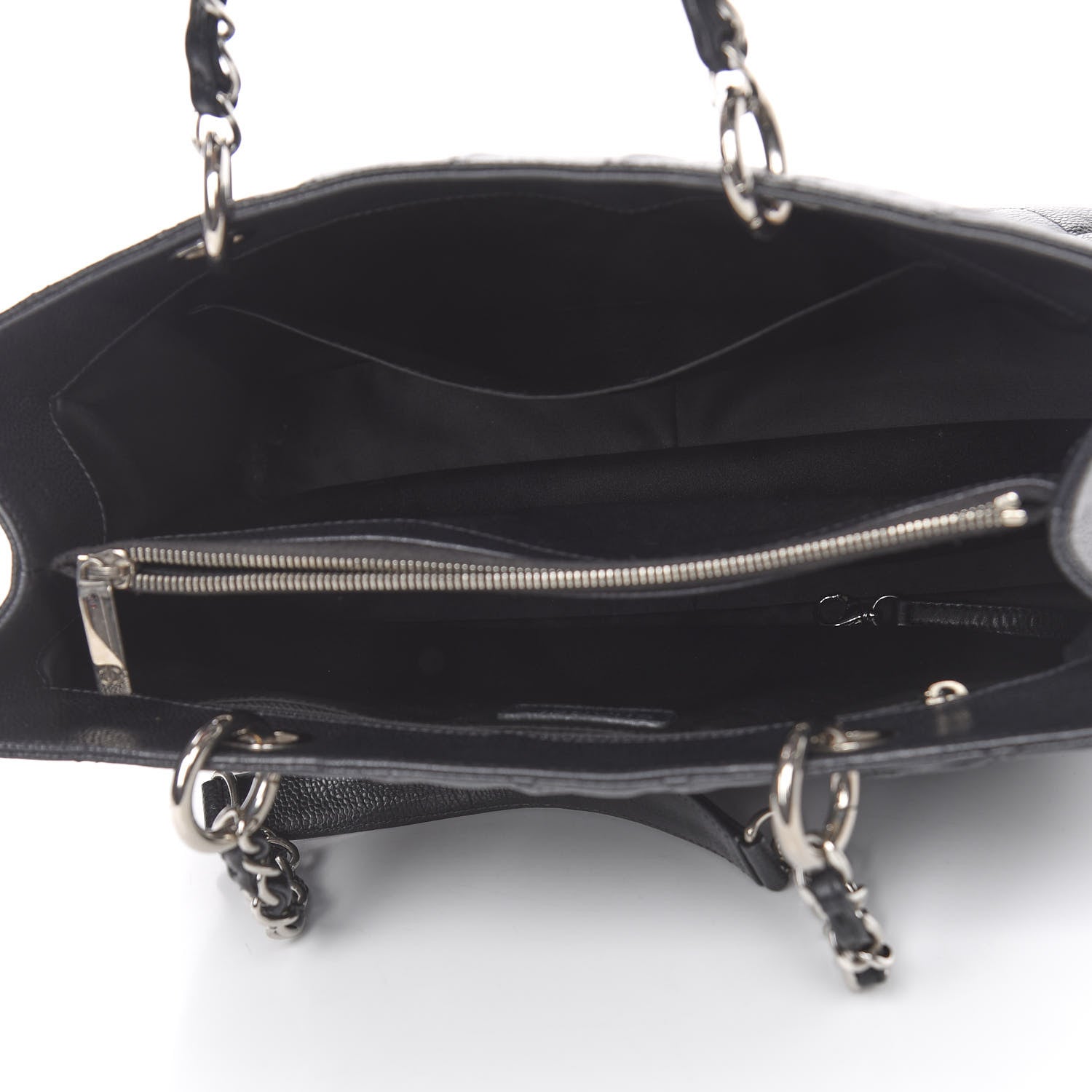 Chanel Caviar Quilted Grand Shopping Tote GST Black 5 of 10