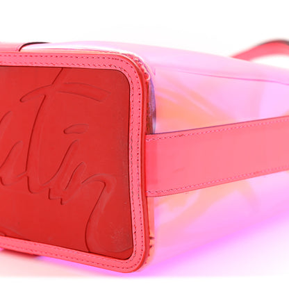 Christian Louboutin PVC Spikes East West Cabata Tote Pink 10 of 11