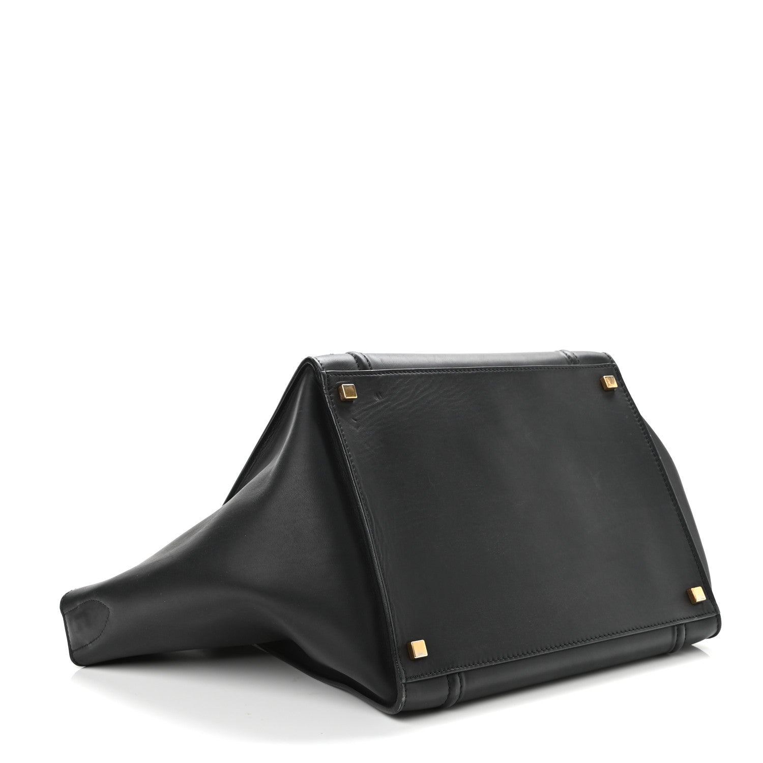 Celine Smooth Calfskin Medium Phantom Luggage Black 4 of 10