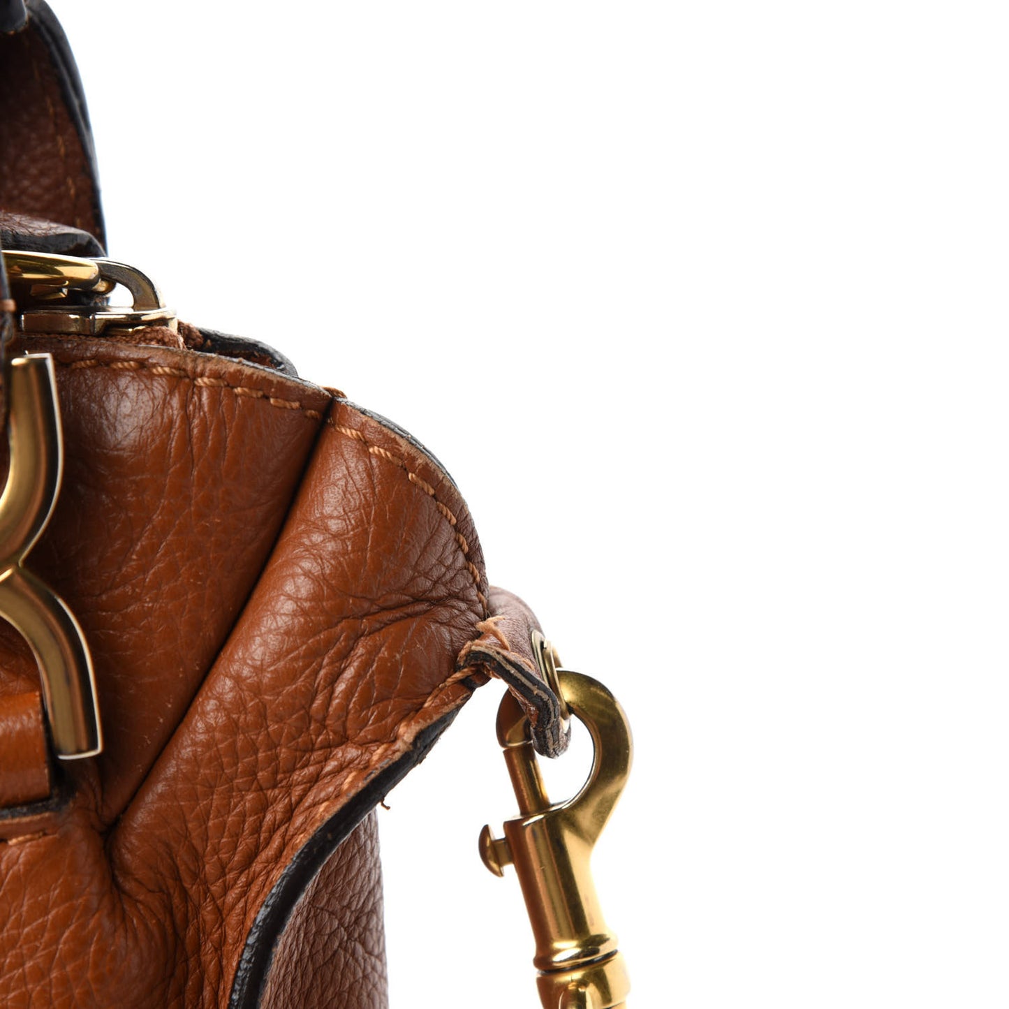Calfskin Medium Marcie Satchel Tan