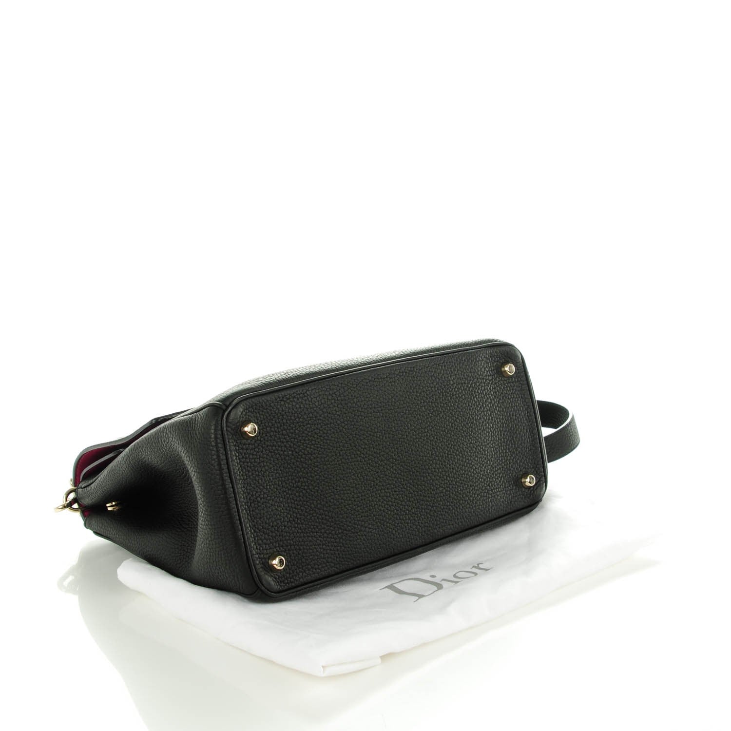 Christian Dior Bullcalf Medium Be Dior Flap Black 4 of 8