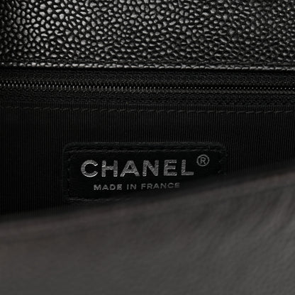 Chanel Caviar Quilted New Medium Boy Flap Black 6 of 13