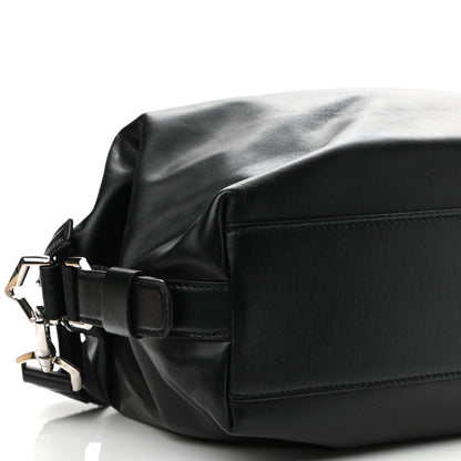 Givenchy Waxed Calfskin Small Nightingale Logo Strap Black 9 of 10