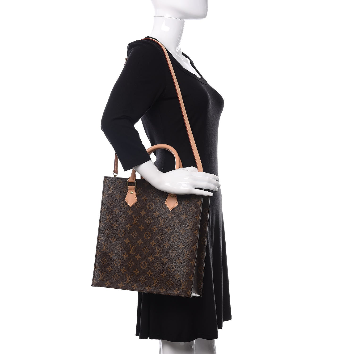 Louis Vuitton Monogram Sac Plat PM 2 of 9