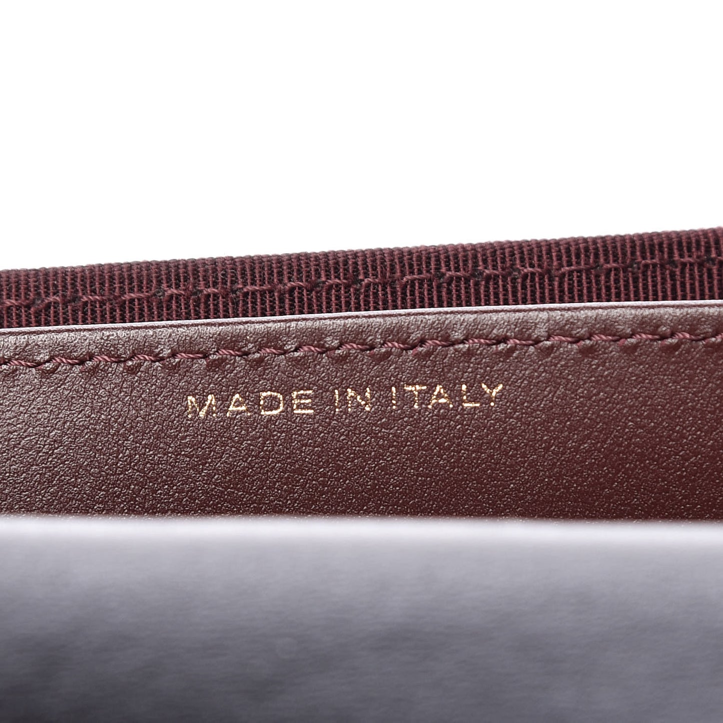 Aged Calfskin Quilted Reissue Flap Card Holder Wallet Black