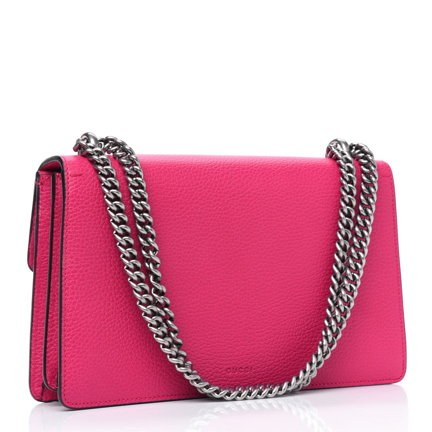 Gucci Pebbled Calfskin Embellished Guccify Small Dionysus Shoulder Bag Rosa 2 of 4