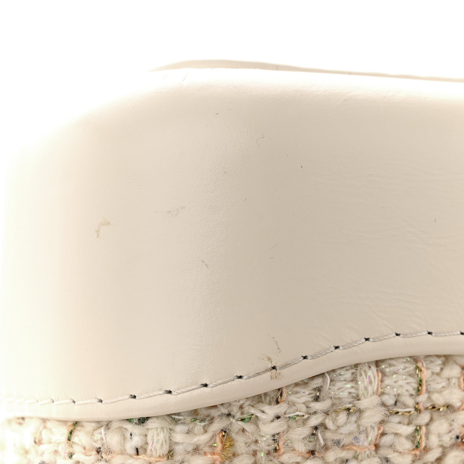 Chanel Tweed Calfskin Quilted Small Gabrielle Hobo Beige Ivory 14 of 17