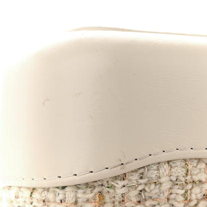 Chanel Tweed Calfskin Quilted Small Gabrielle Hobo Beige Ivory 14 of 17