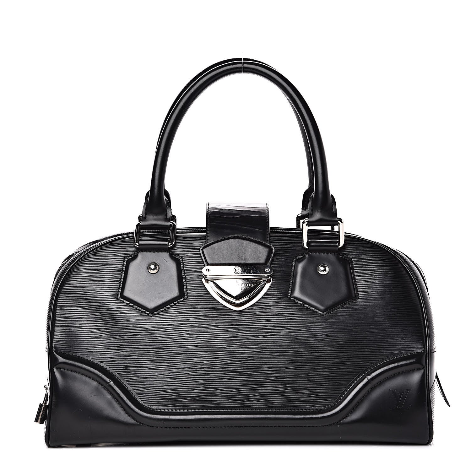 Louis Vuitton Epi Bowling Montaigne GM Black 1 of 17