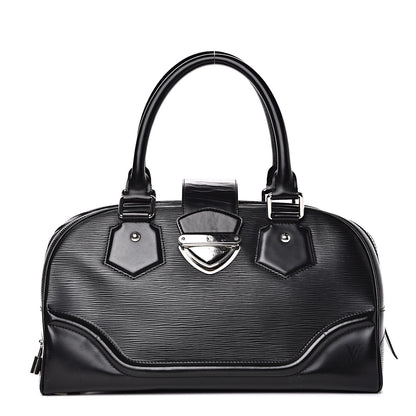 Louis Vuitton Epi Bowling Montaigne GM Black 1 of 17
