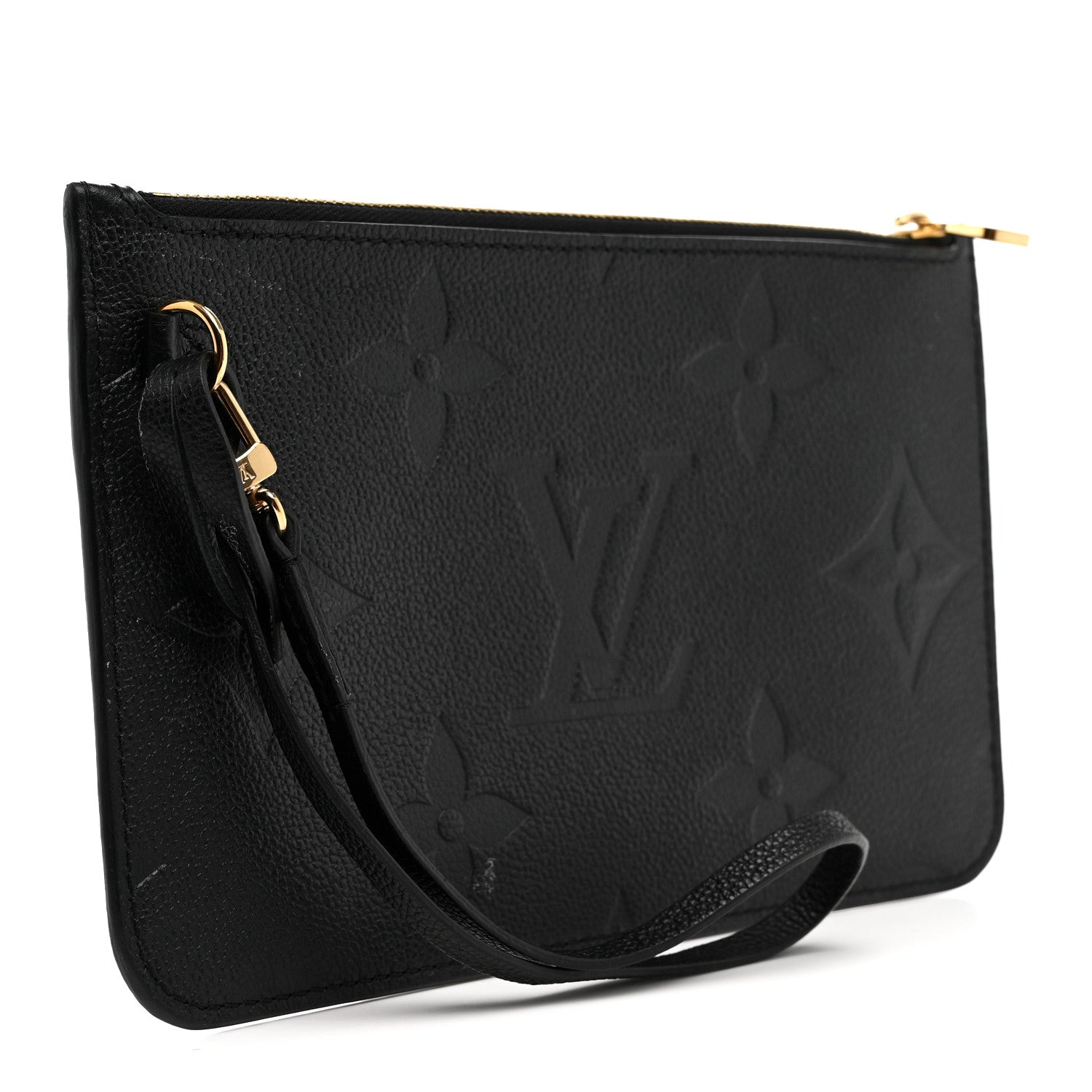 Louis Vuitton Empreinte Monogram Giant Neverfull MM Pochette Black 3 of 6