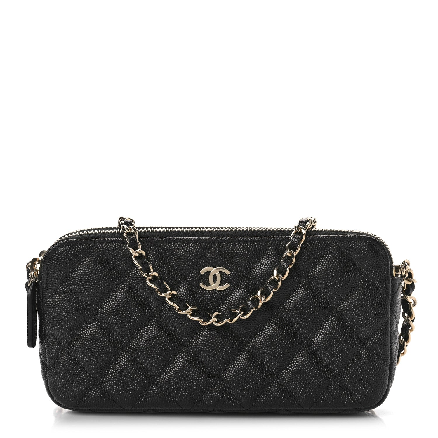 Chanel Caviar Quilted Small Clutch With Chain Black 1 of 10