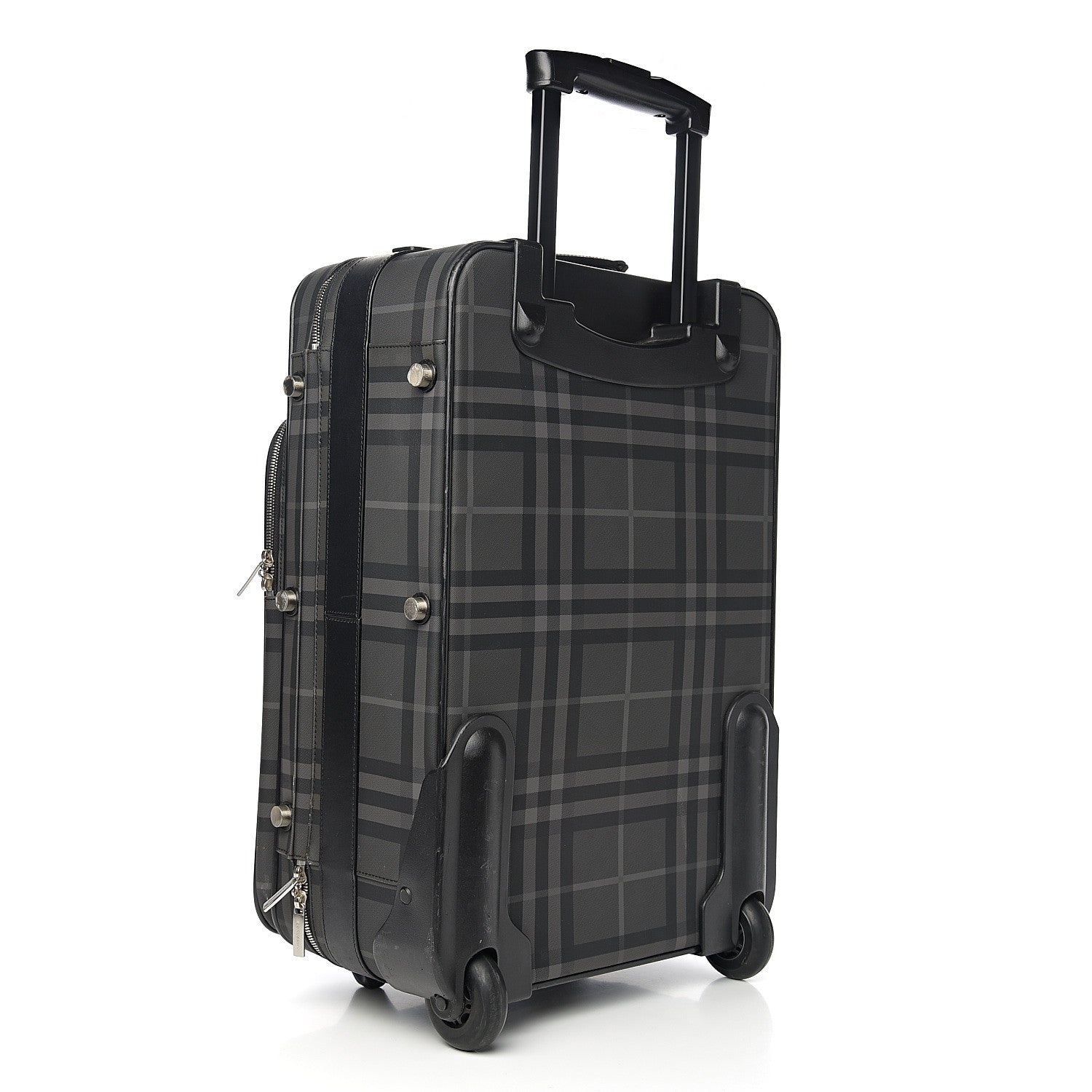 Burberry Smoked Check Carry-On Suitcase Black 2 of 14