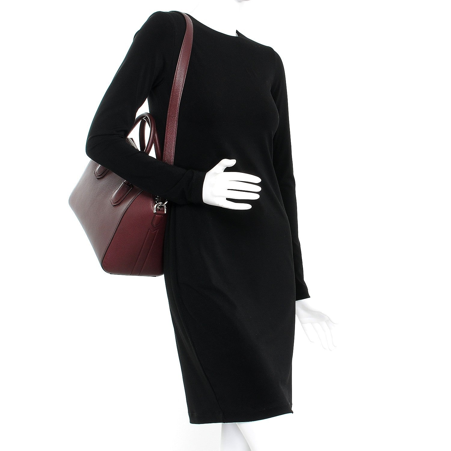Givenchy Sugar Goatskin Small Antigona Oxblood 2 of 7