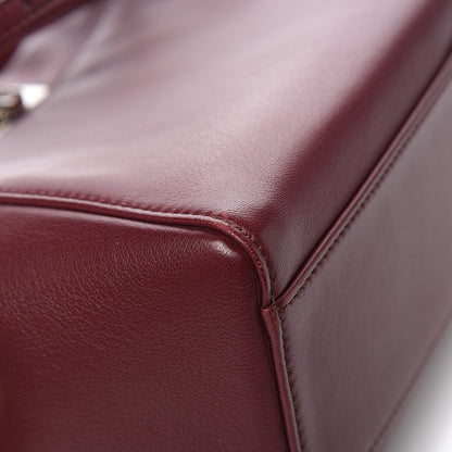 Fendi Nappa Mini Peekaboo Iconic Satchel Bordeaux 13 of 15