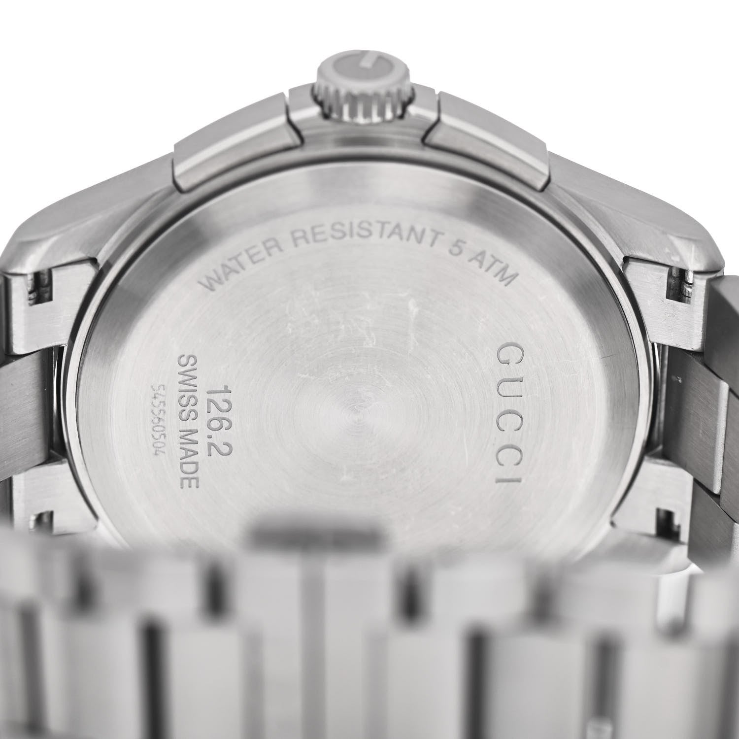 Gucci Stainless Steel 44mm G-Timeless Chronograph Quartz Watch Black 4 of 4
