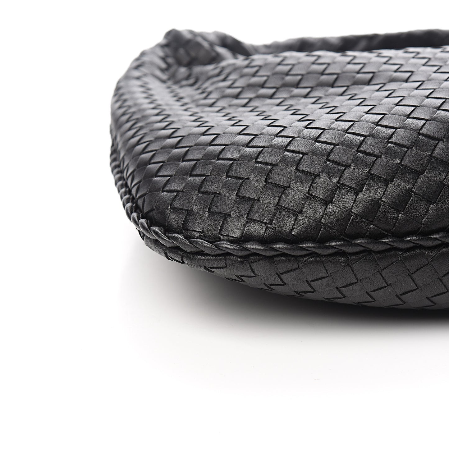 Nappa Intrecciato Large Veneta Hobo Black